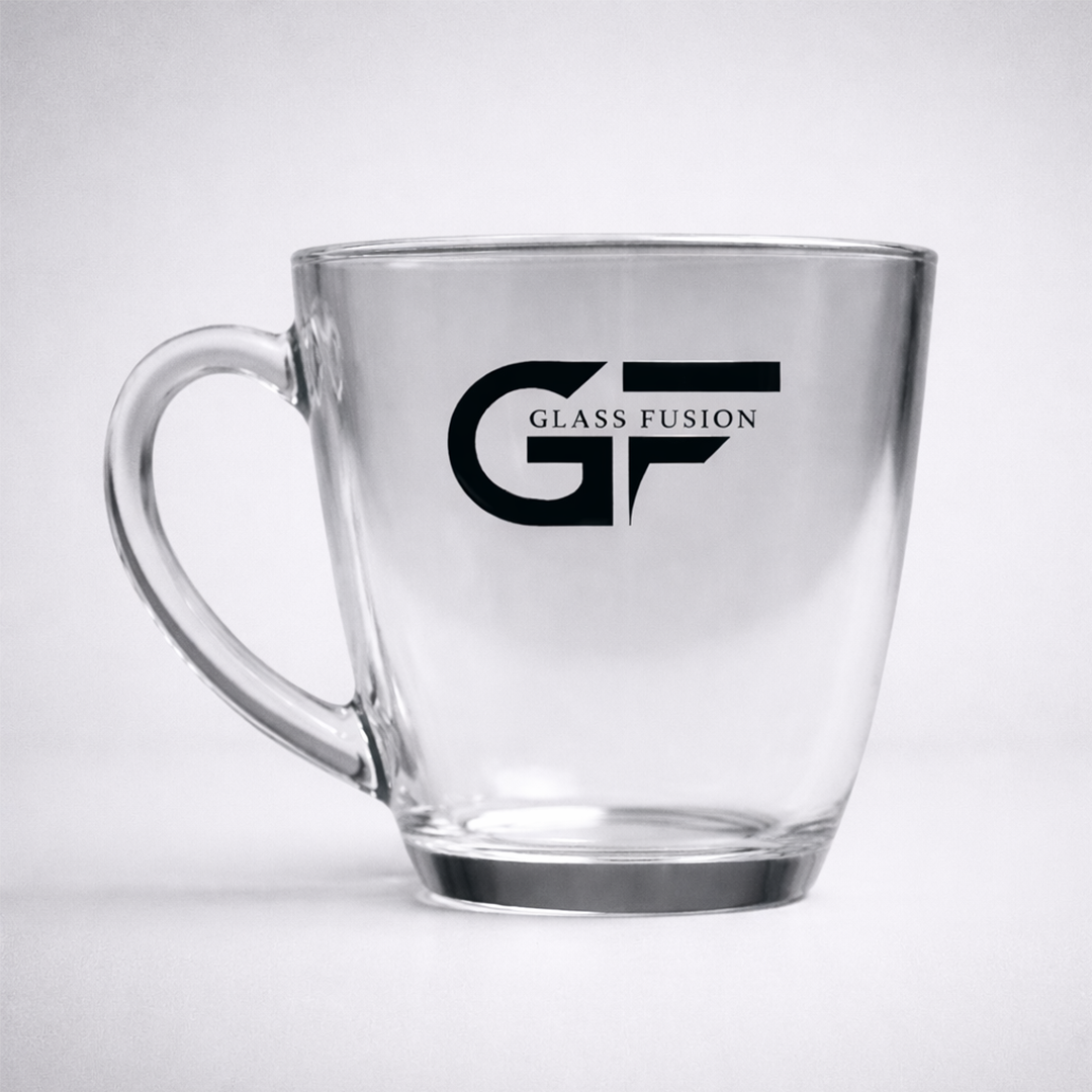 Glass Fusion Premium Clear Glass Mug